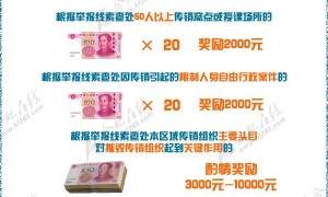 合肥打击传销进行时，实名举报最高可获万元奖金(图文)